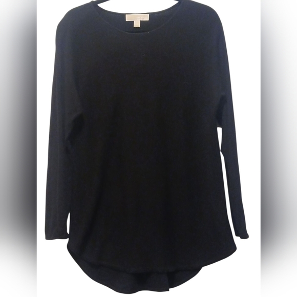 Michael Kors - Black Tunic Sweater W/ Long Sleeves Round Neck, Brand New, Size S - Picture 3 of 11